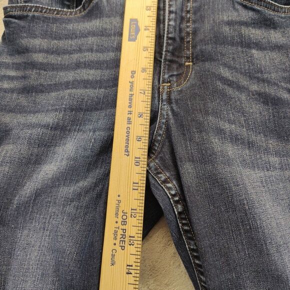 Riders by Lee Women Midrise Bootcut Jeans Size 10 Petite Dark Blue Denim Stretch - Picture 5 of 11